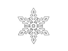 雪花簡(jiǎn)筆畫(huà)繪制步驟圖示