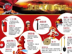 消防工具介紹手抄報模板