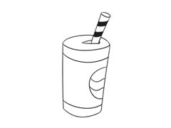 易拉罐飲料簡筆畫繪制步驟圖示