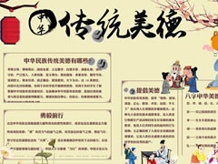 傳統(tǒng)美德手抄報模板