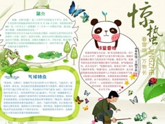 二十四節(jié)氣驚蟄手抄報模板