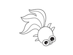 金魚簡筆畫創(chuàng)作步驟圖示
