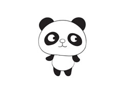 熊貓簡(jiǎn)筆畫法步驟圖示