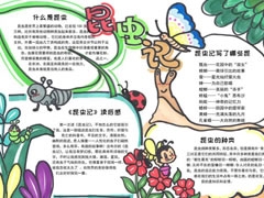 昆蟲記手抄報(bào)模板（第三版）