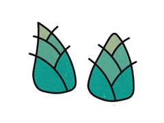 竹筍簡(jiǎn)筆畫(huà)分步繪制圖示