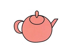 茶壺簡(jiǎn)筆畫(huà)分步繪制圖示
