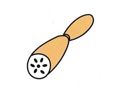 蓮藕簡(jiǎn)筆畫(huà)分步繪制圖示