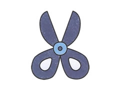 簡(jiǎn)筆畫(huà)剪刀畫(huà)法步驟圖示