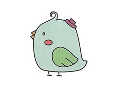 簡筆畫小鳥畫法步驟圖示
