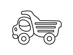 渣土車簡筆畫分步繪制
