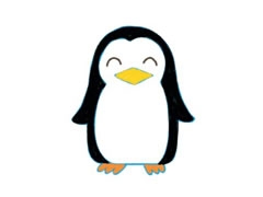 企鵝幼兒簡(jiǎn)筆畫(huà)分步畫(huà)法圖示
