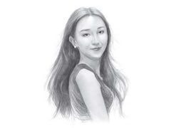 優(yōu)雅的美女素描畫法步驟解析