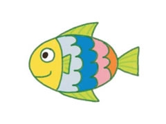 鯉魚幼兒簡筆畫分步畫法圖示