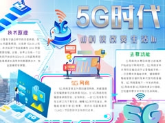 5G時(shí)代手抄報(bào)內(nèi)容模板