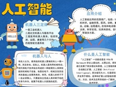 人工智能手抄報(bào)內(nèi)容模板