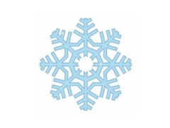 雪花幼兒簡(jiǎn)筆畫分步繪制圖示