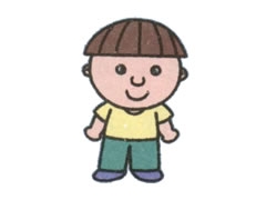 簡(jiǎn)筆畫男孩畫法步驟圖示