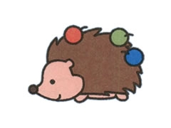 刺猬幼兒簡筆畫手繪步驟圖示