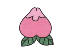 桃子幼兒簡筆畫繪制步驟圖示