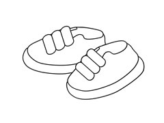鞋子簡(jiǎn)筆畫(huà)圖片
