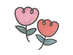 花朵簡筆畫繪制步驟圖示