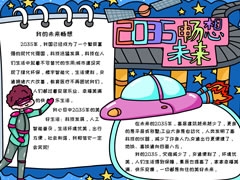 2035暢想未來手抄報(bào)內(nèi)容模板