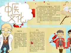 中醫(yī)文化聞診手抄報(bào)模板