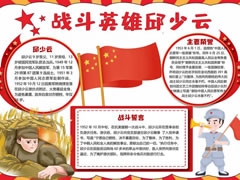 戰(zhàn)斗英雄邱少云手抄報(bào)模板