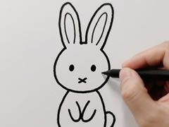 小兔子簡(jiǎn)筆畫(huà)