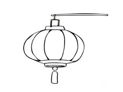 燈籠簡(jiǎn)筆畫(huà)