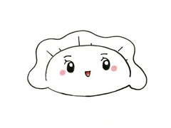 餃子簡(jiǎn)筆畫(huà)
