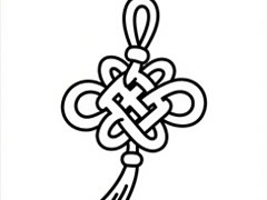 中國(guó)結(jié)簡(jiǎn)筆畫(huà)