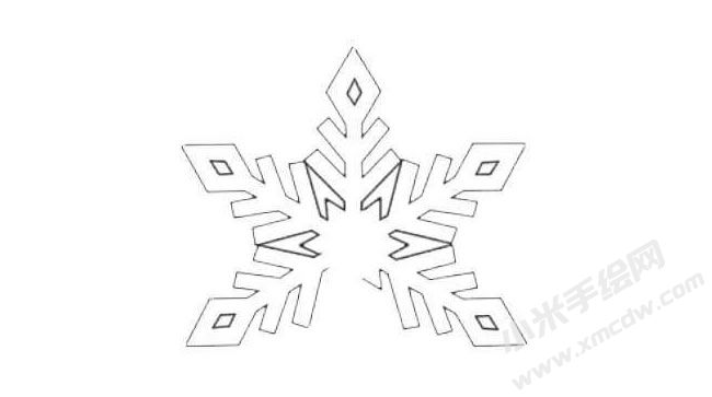 雪花簡(jiǎn)筆畫(huà)繪制步驟07.jpg