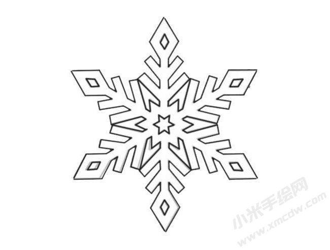 雪花簡(jiǎn)筆畫(huà)繪制步驟09.jpg